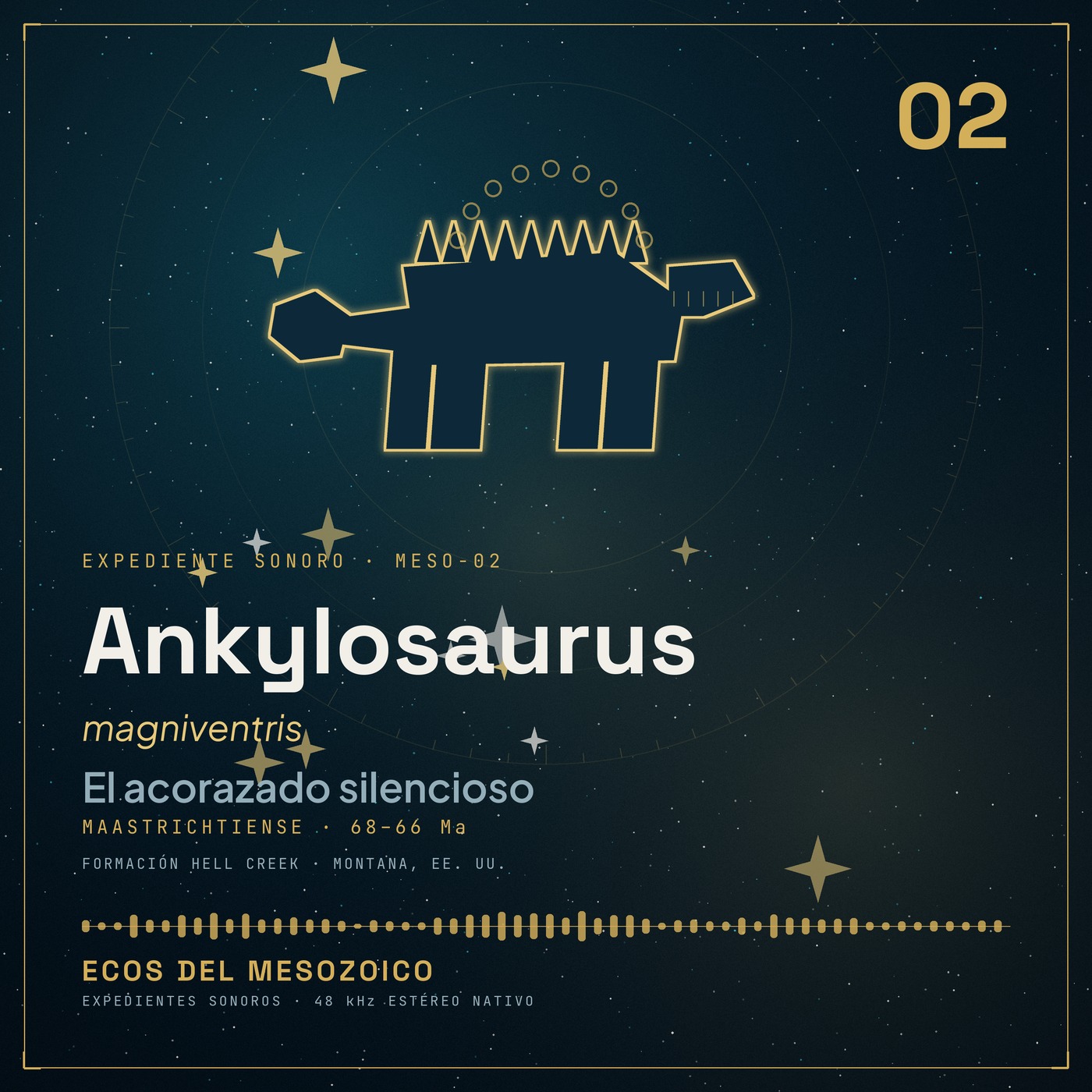 MESO-02 · Ankylosaurus magniventris — El acorazado silencioso